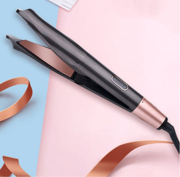 2-in-1 Hair Spiral Curling Iron and Straightener