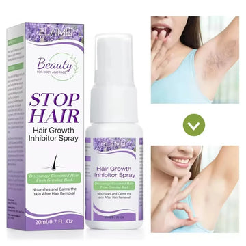 Hair Inhibitor Spray Slows Hair Regrowth Naturally