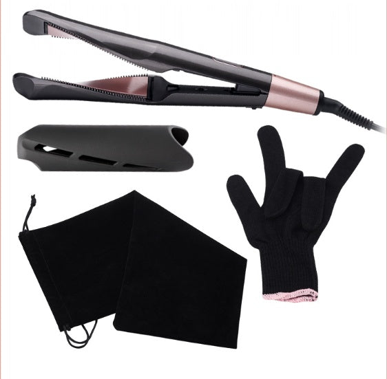 2-in-1 Hair Spiral Curling Iron and Straightener