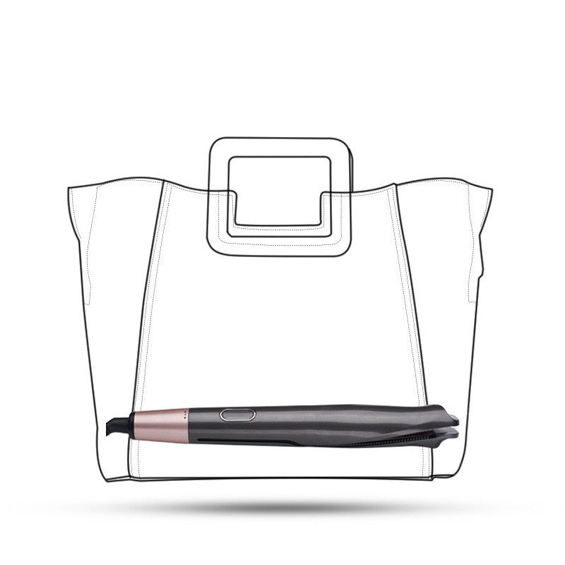 2-in-1 Hair Spiral Curling Iron and Straightener