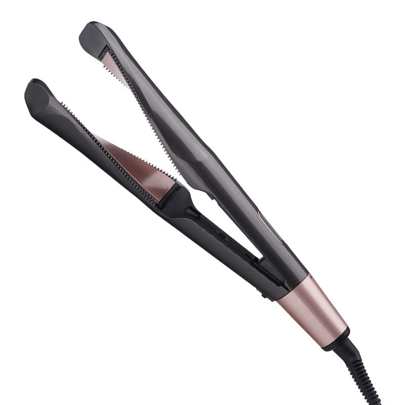 2-in-1 Hair Spiral Curling Iron and Straightener