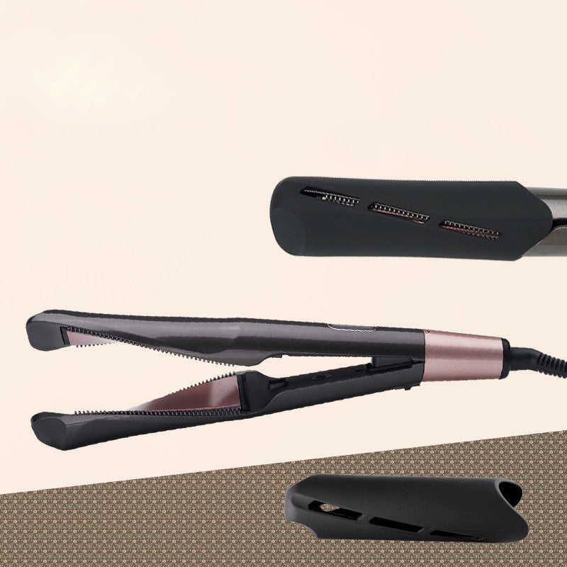 2-in-1 Hair Spiral Curling Iron and Straightener