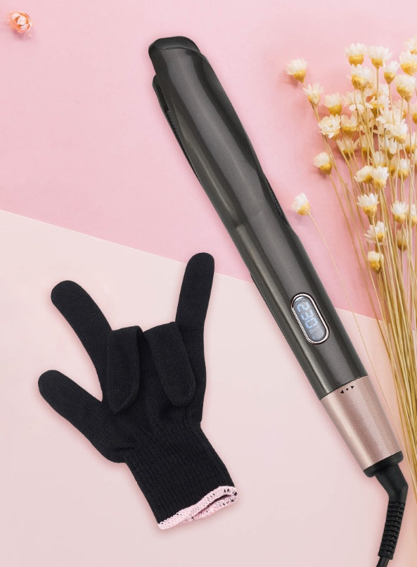 2-in-1 Hair Spiral Curling Iron and Straightener