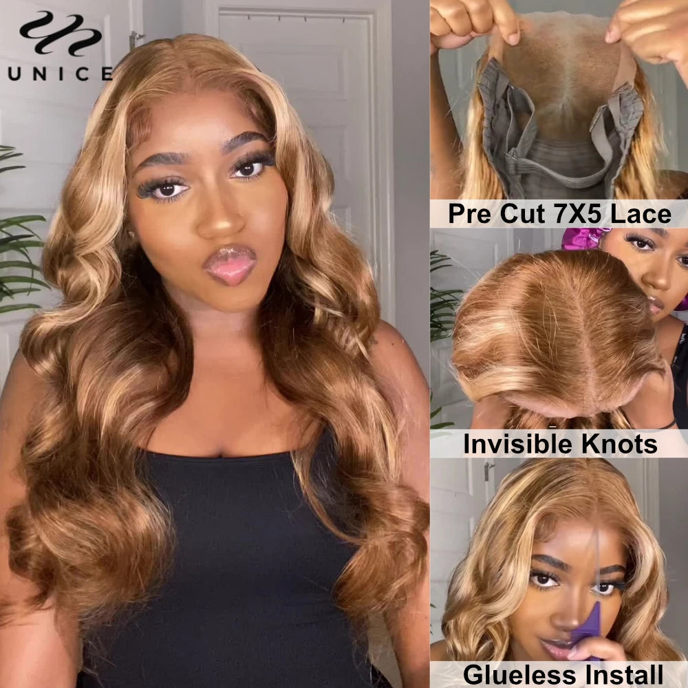 Remy Human Hair Lace Closure Wig 26 Inches