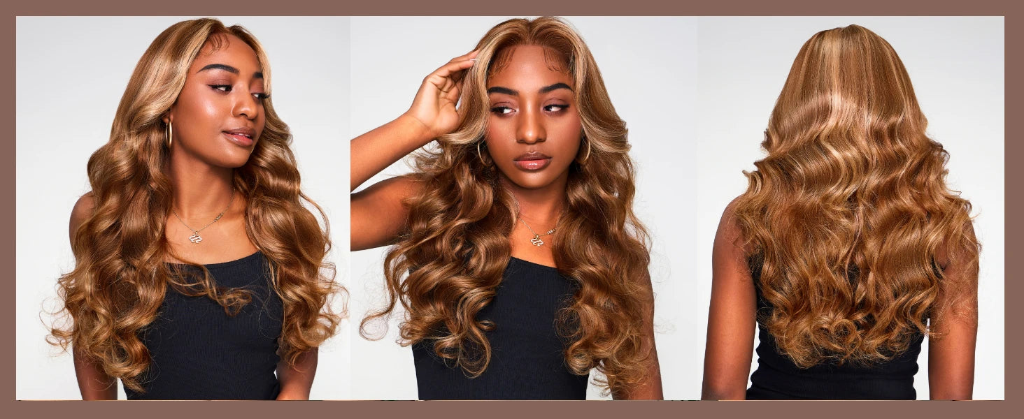 Remy Human Hair Lace Closure Wig 26 Inches