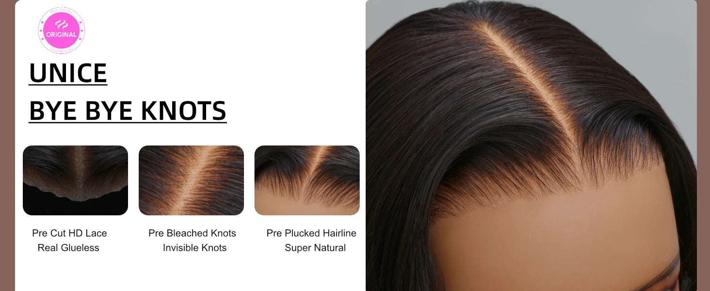 Remy Human Hair Lace Closure Wig 26 Inches