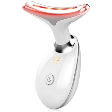 Rechargeable LED Tricolor Facial & Neck Massage Instrument