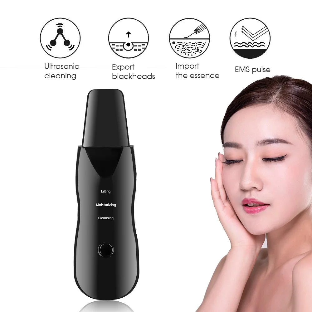 Ultrasonic Blackhead Remover & Skin Scrubber