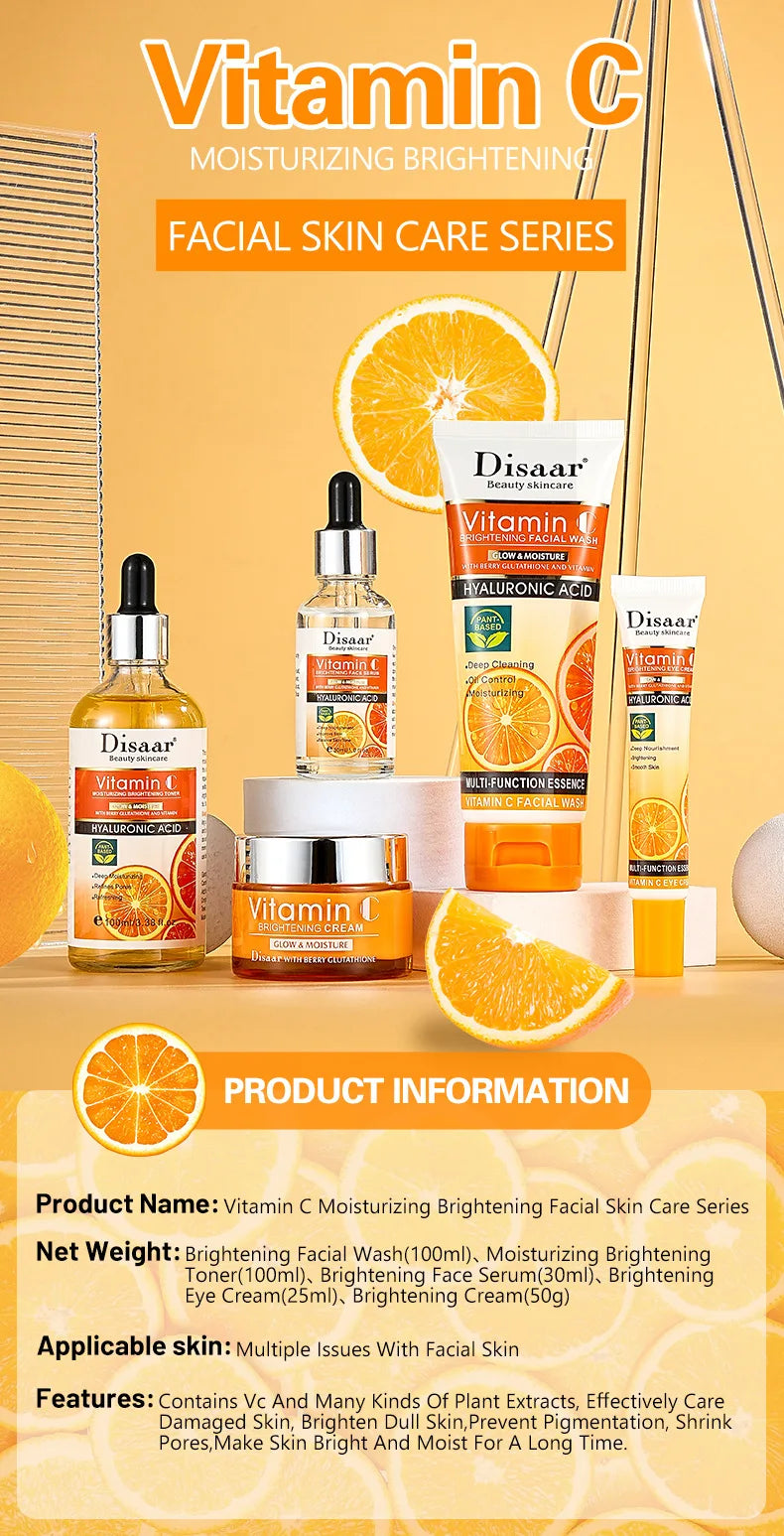 VC Skincare Set – Vitamin C Moisturizing &amp; Brightening Kit
