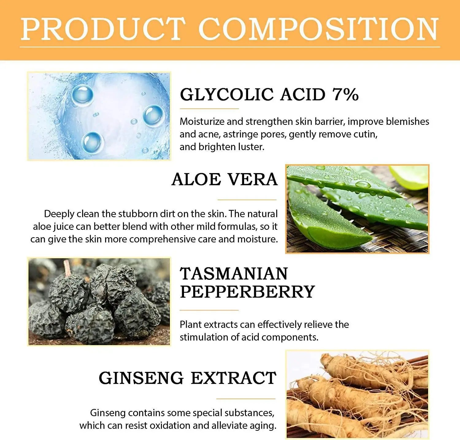 Glycolic Acid 7% Toning Solution To Remove Acne and Moisturize Skin
