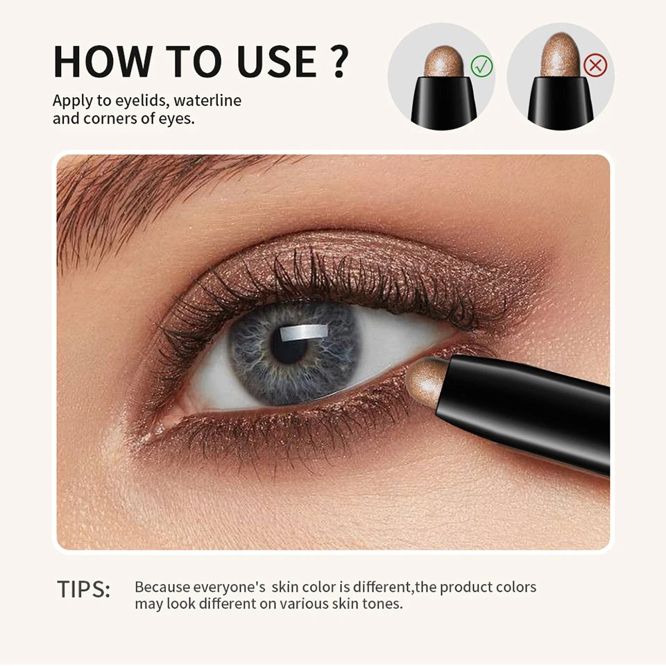 10 Color Longwear Eyeshadow Pencil Stick
