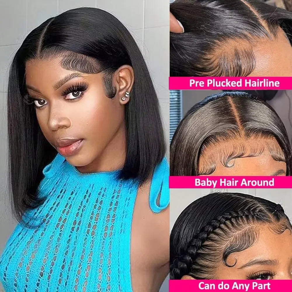 13x4 Lace Front Bob Wig – 100% Vietnamese Human Hair