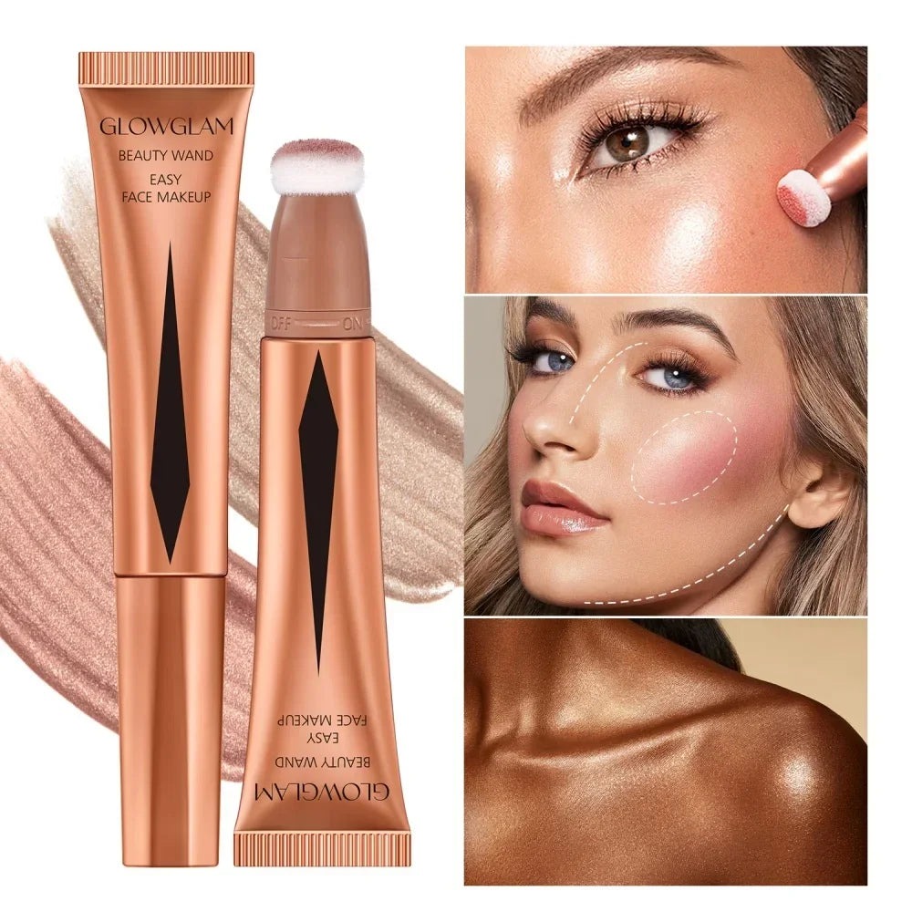 3-in-1 Beauty Wand Stick – Blush, Contour & Highlighter