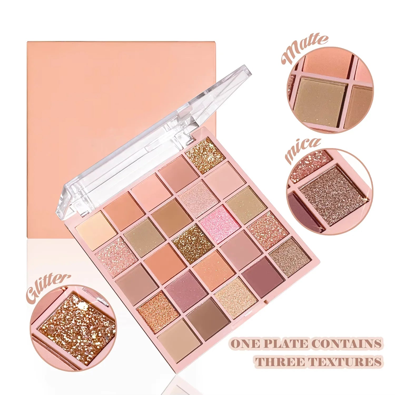 Color eye shadow tray