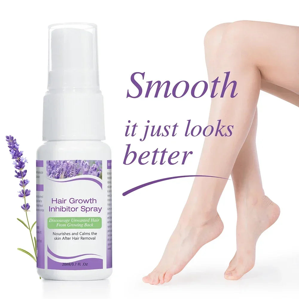 Hair Inhibitor Spray Slows Hair Regrowth Naturally