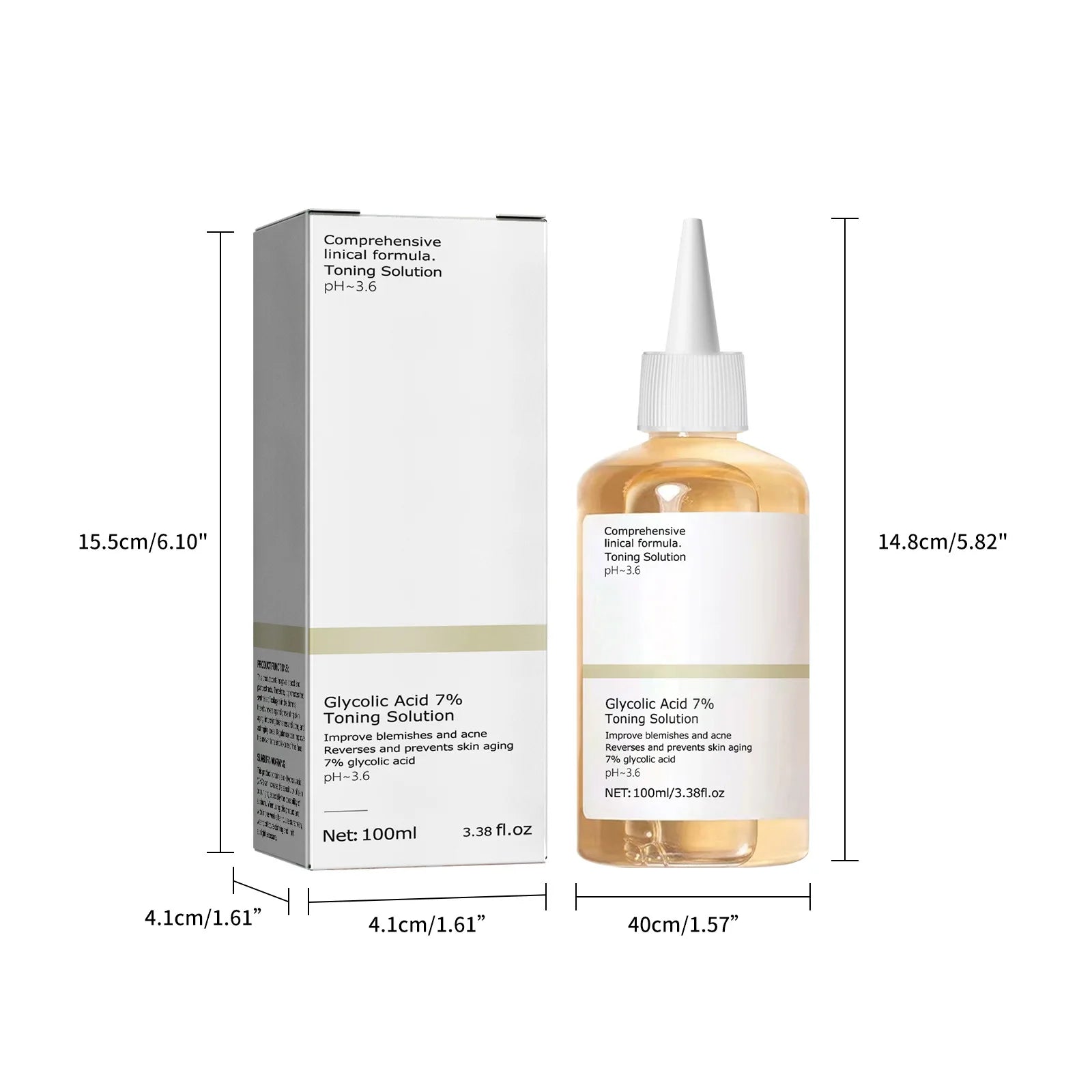 Glycolic Acid 7% Toning Solution To Remove Acne and Moisturize Skin