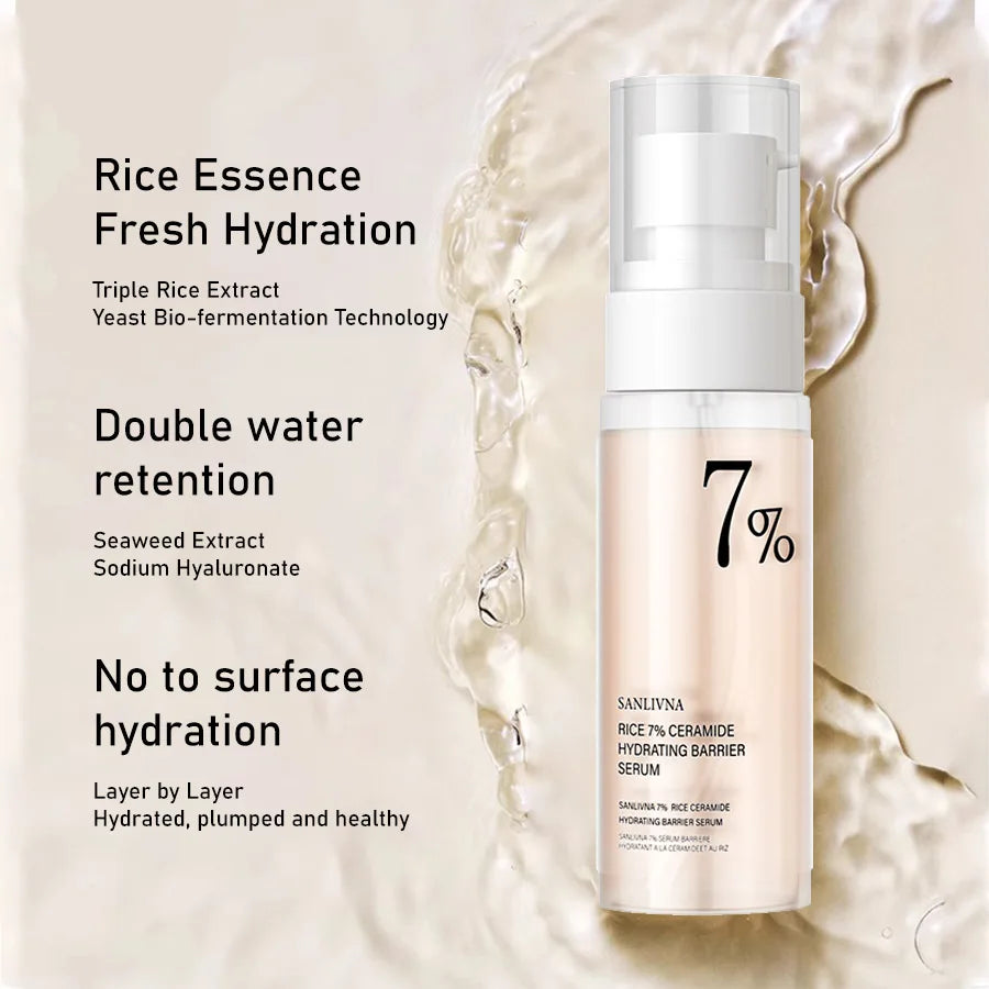 Rice Skincare Set – Toner, Serum &amp; Cleansing Foam