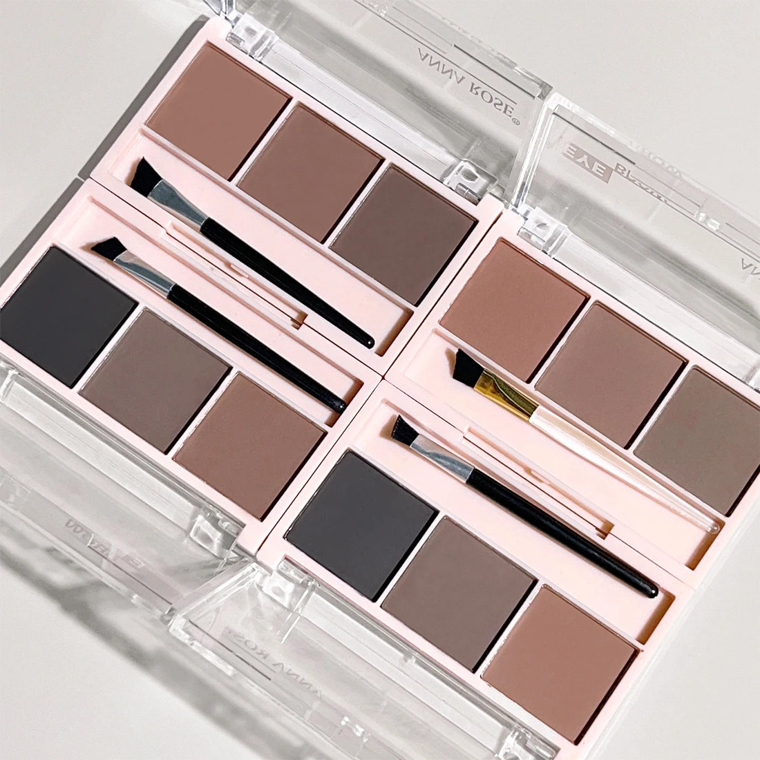 3-Color Eyebrow Powder  Pearl Liquid Eyeshadow Set