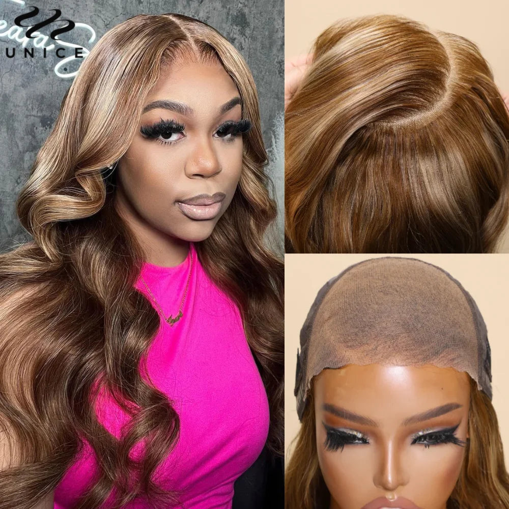 Remy Human Hair Lace Closure Wig 26 Inches