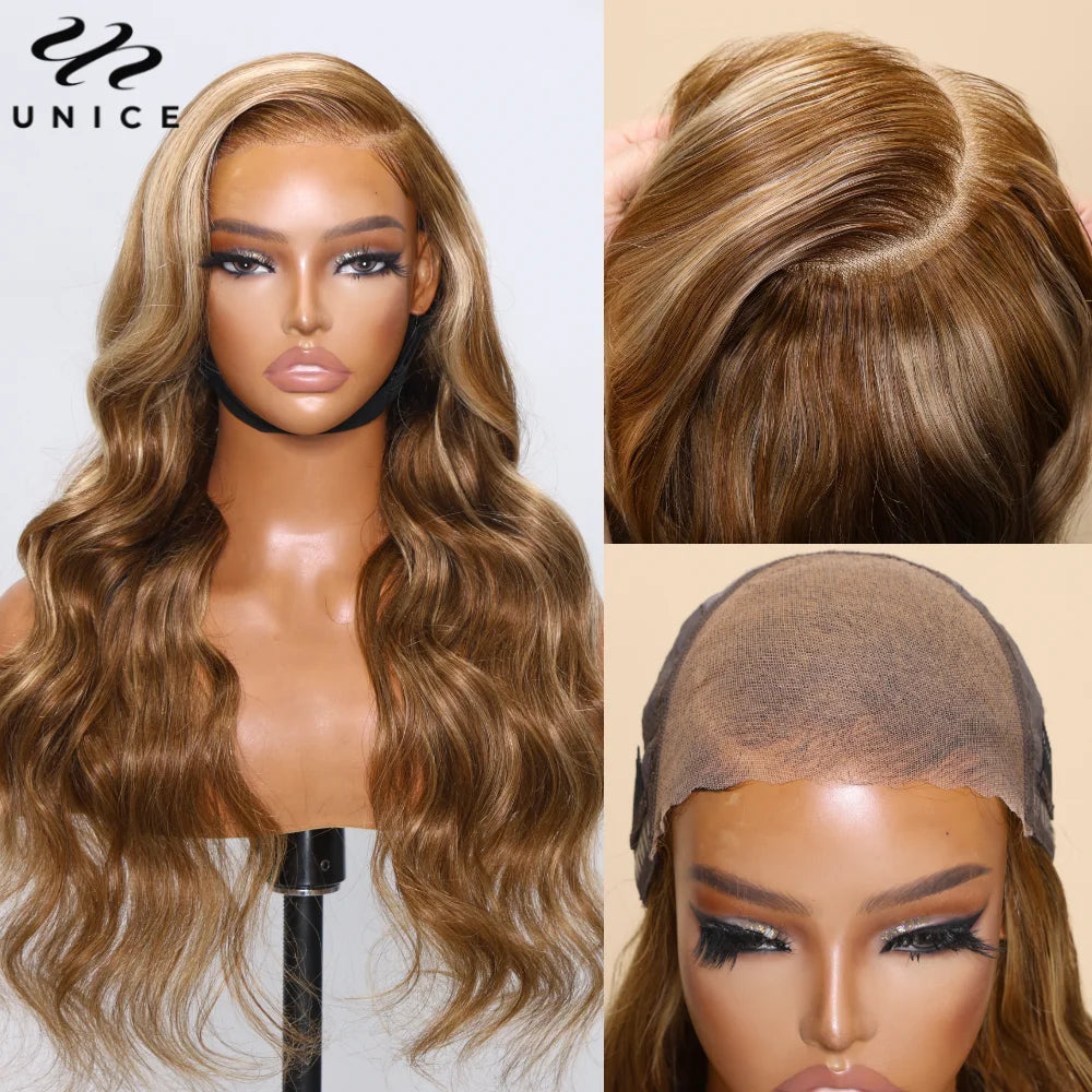 Remy Human Hair Lace Closure Wig 26 Inches