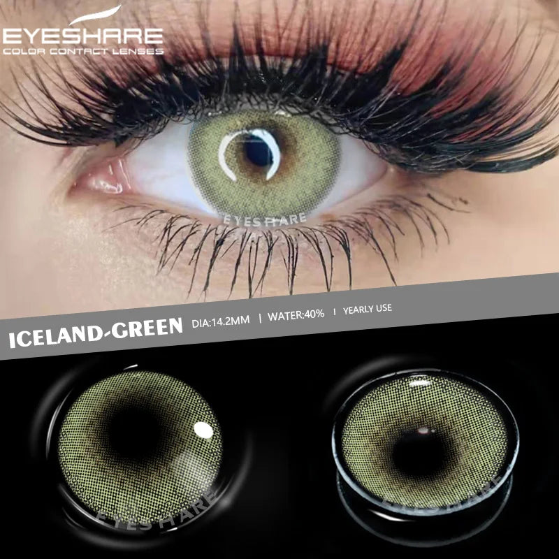 Colored Contact Lenses – Natural Look