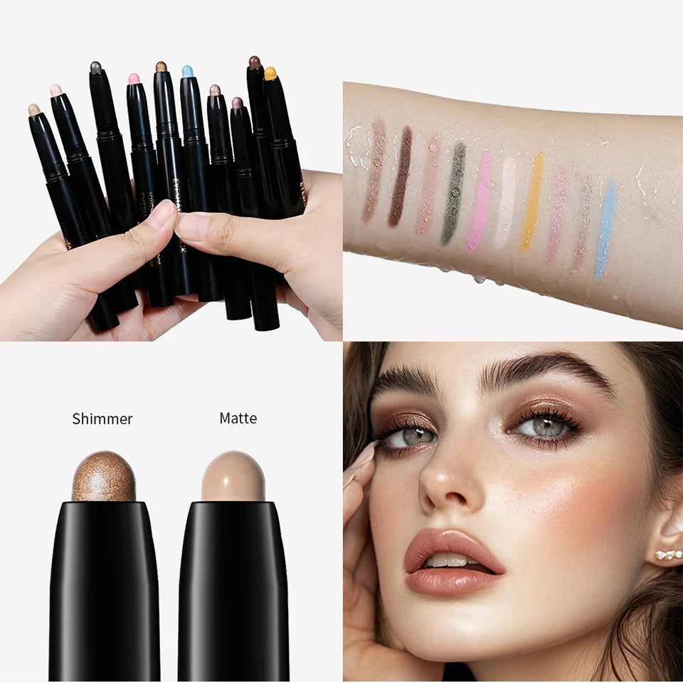 10 Color Longwear Eyeshadow Pencil Stick