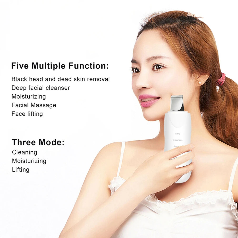 Ultrasonic Blackhead Remover & Skin Scrubber