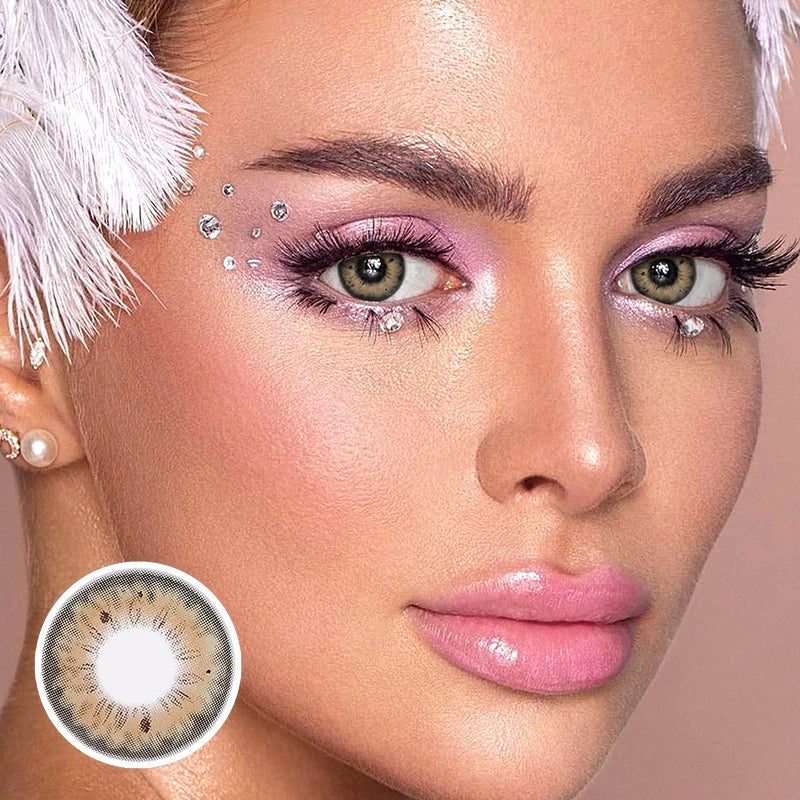 2pcs Natural Color Contact Lenses