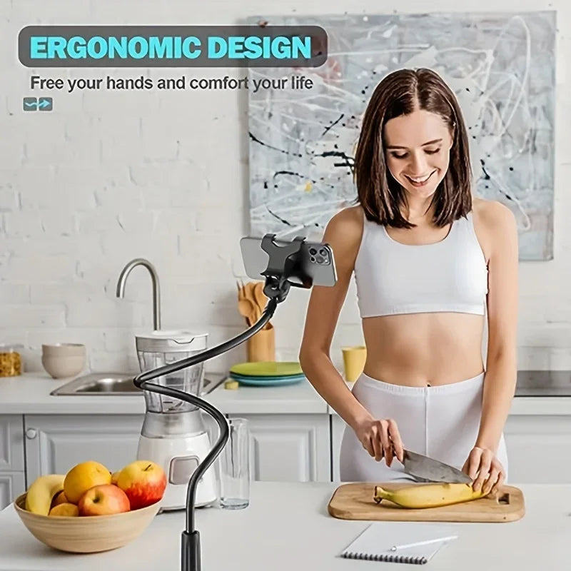 حامل هاتف مرن على شكل عنق الإوزة