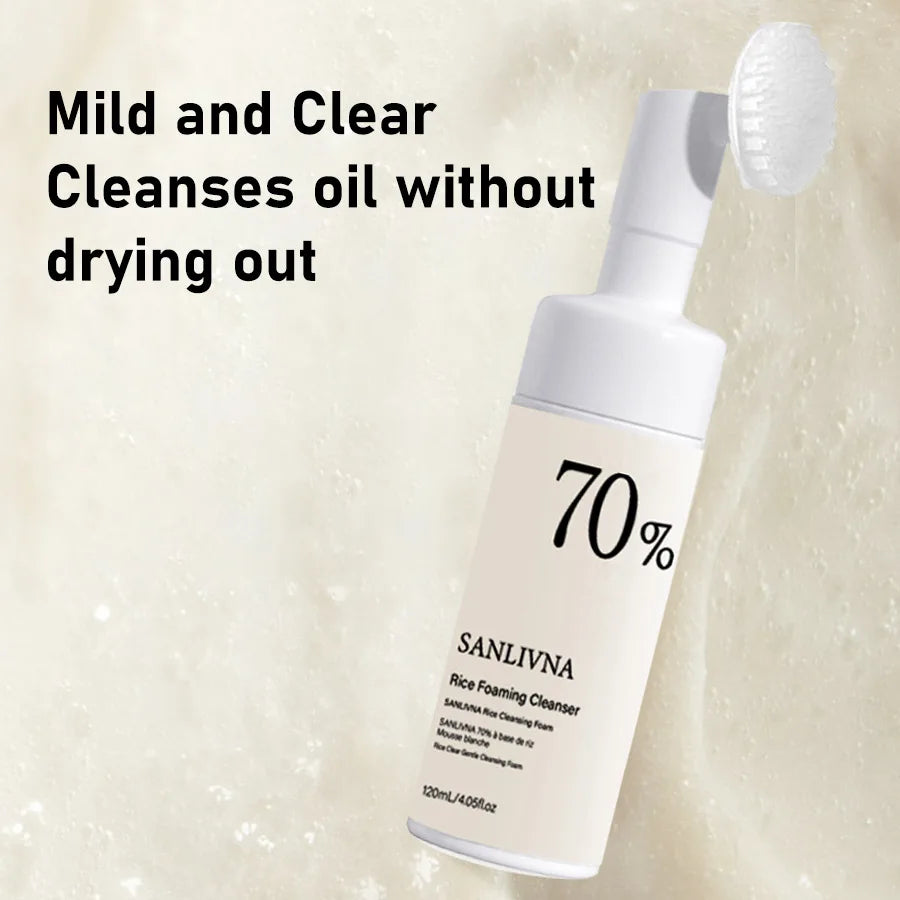 Rice Skincare Set – Toner, Serum &amp; Cleansing Foam