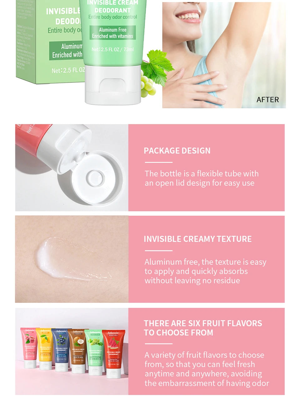 Invisible Cream Deodorant