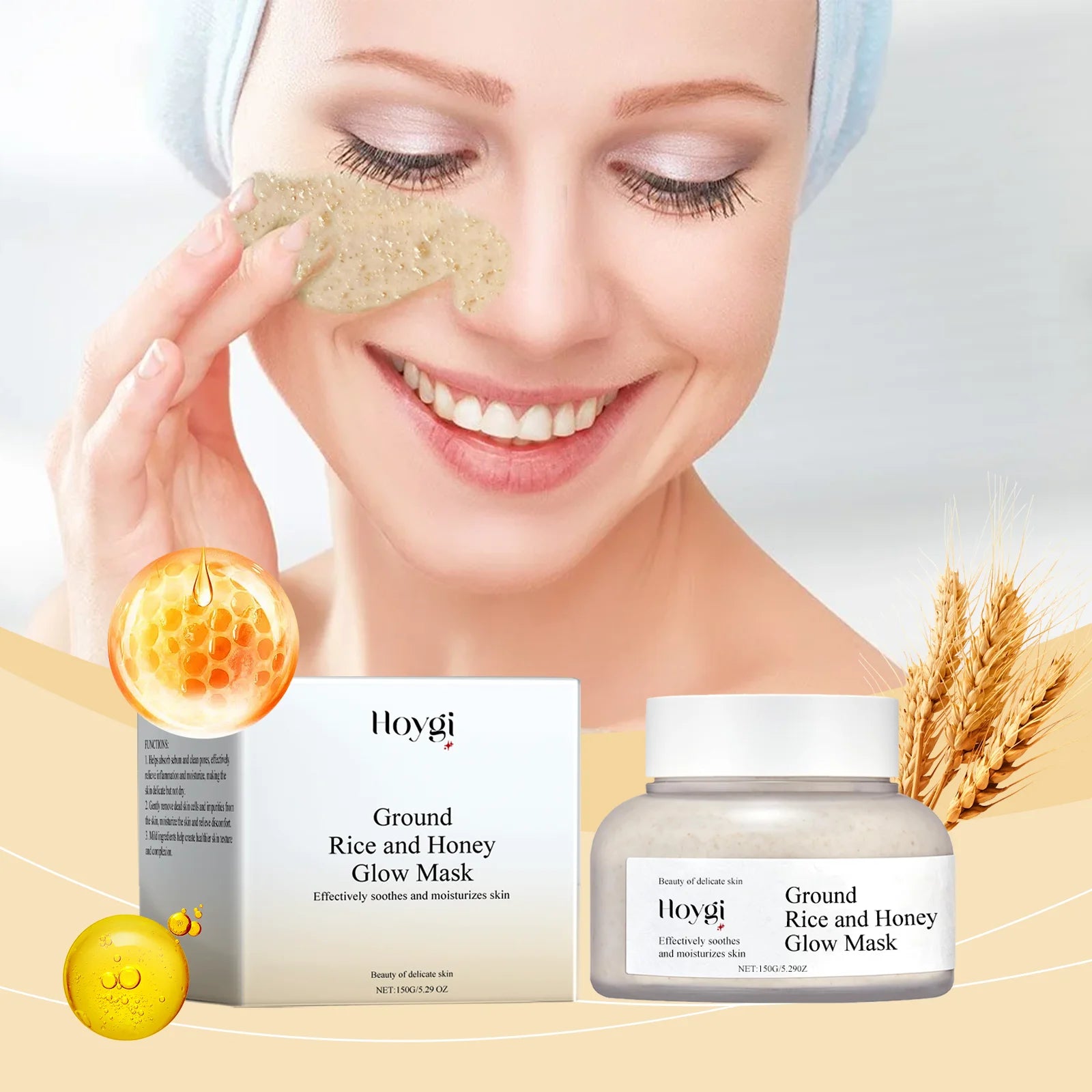 Rice Raw Pulp Face Mask