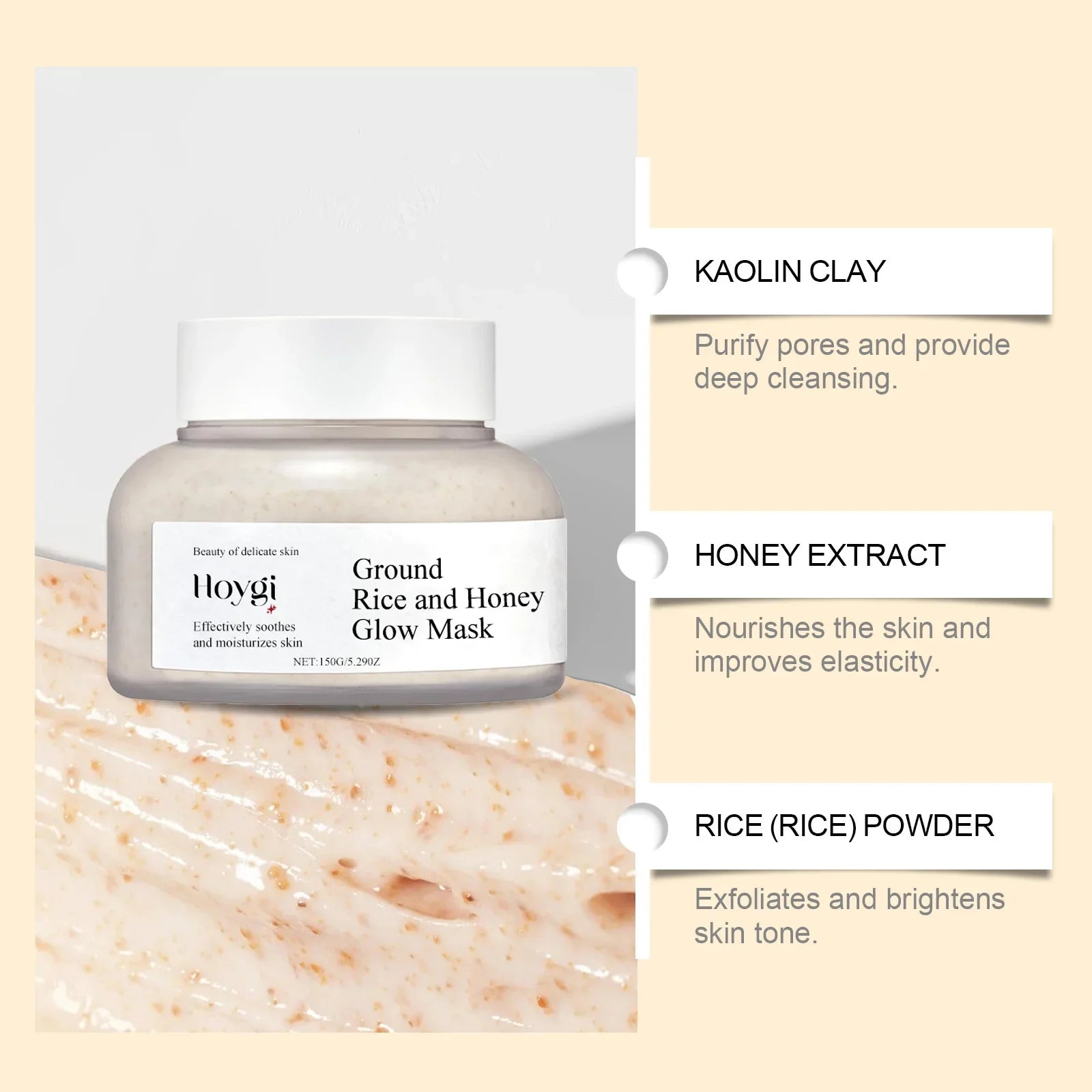 Rice Raw Pulp Face Mask