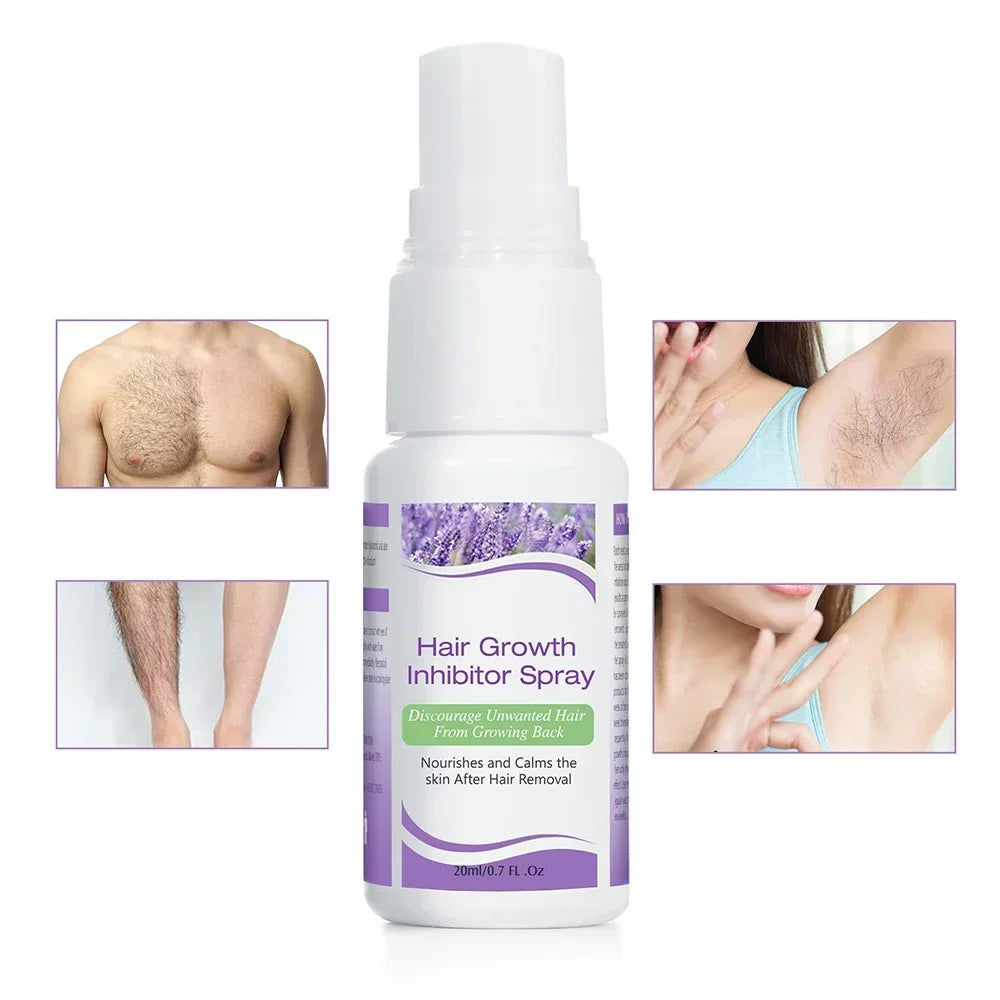 Hair Inhibitor Spray Slows Hair Regrowth Naturally