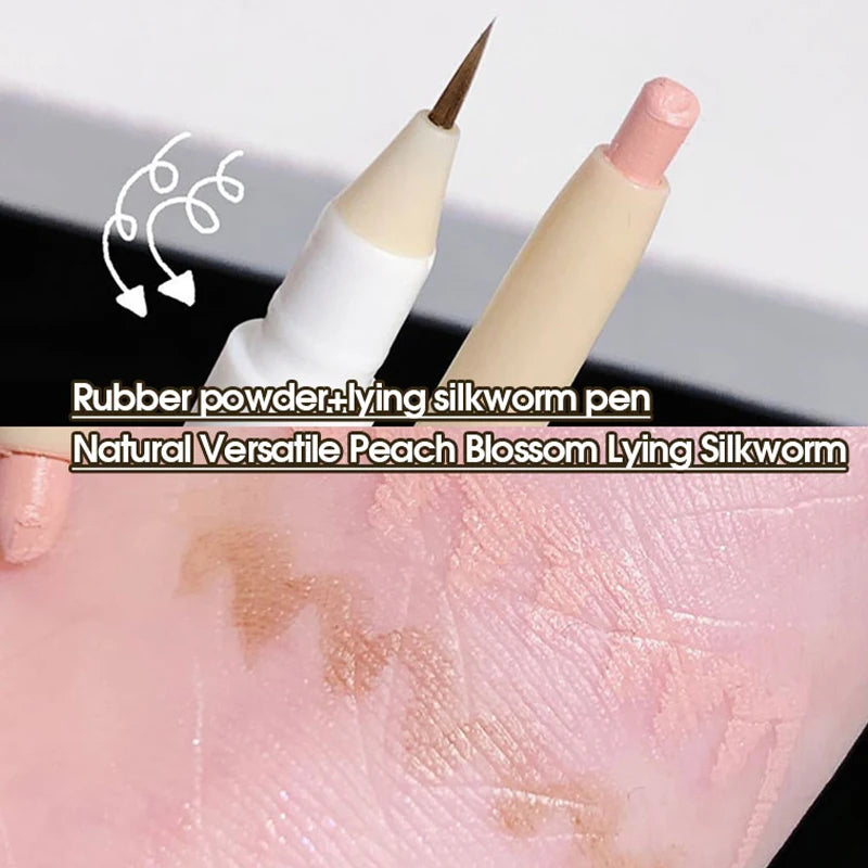 Double-Head Lying Silkworm Pen