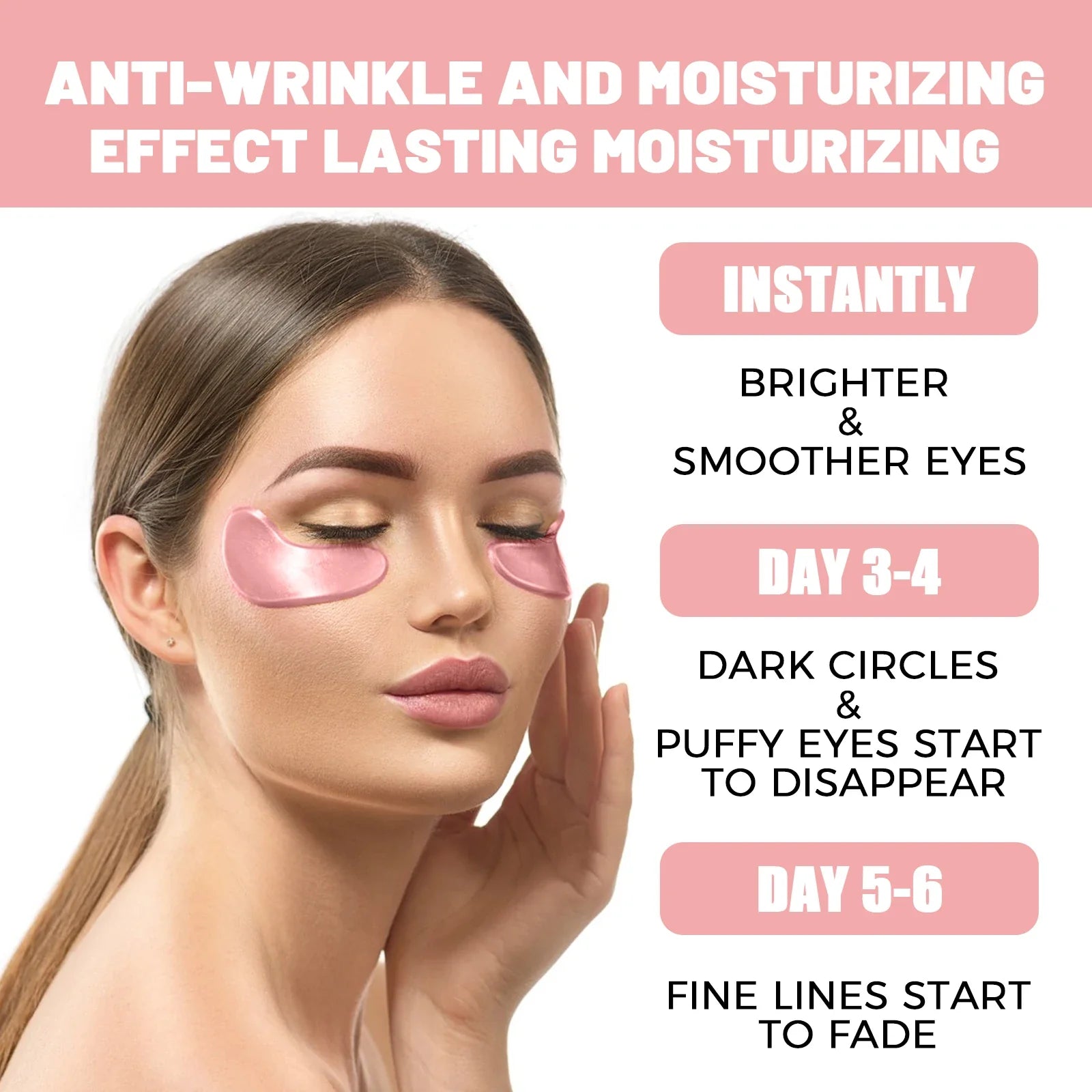 قناع العين بالورد 60 قطعة