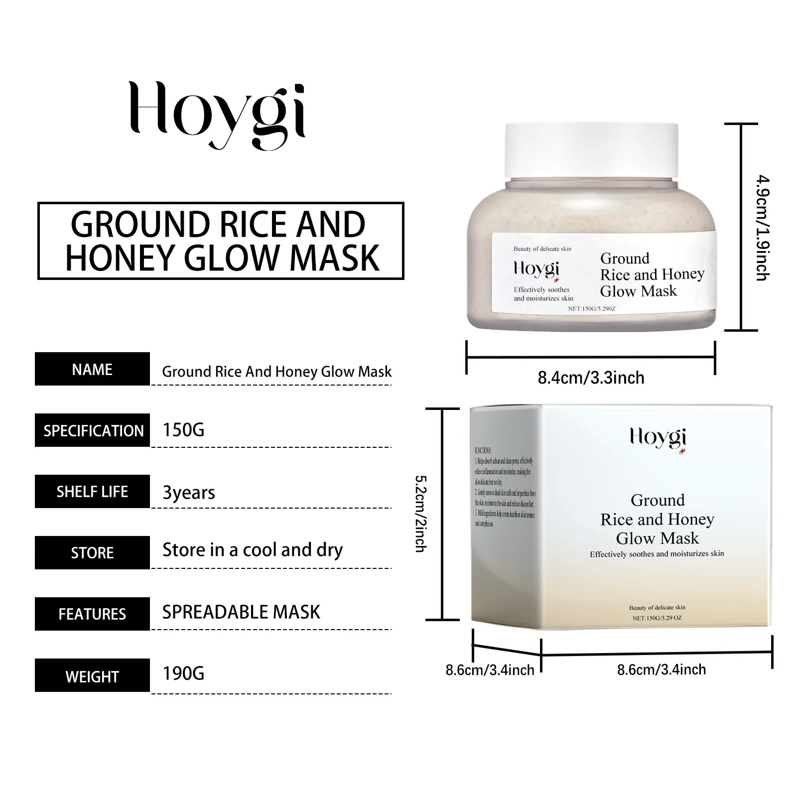 Rice Raw Pulp Face Mask