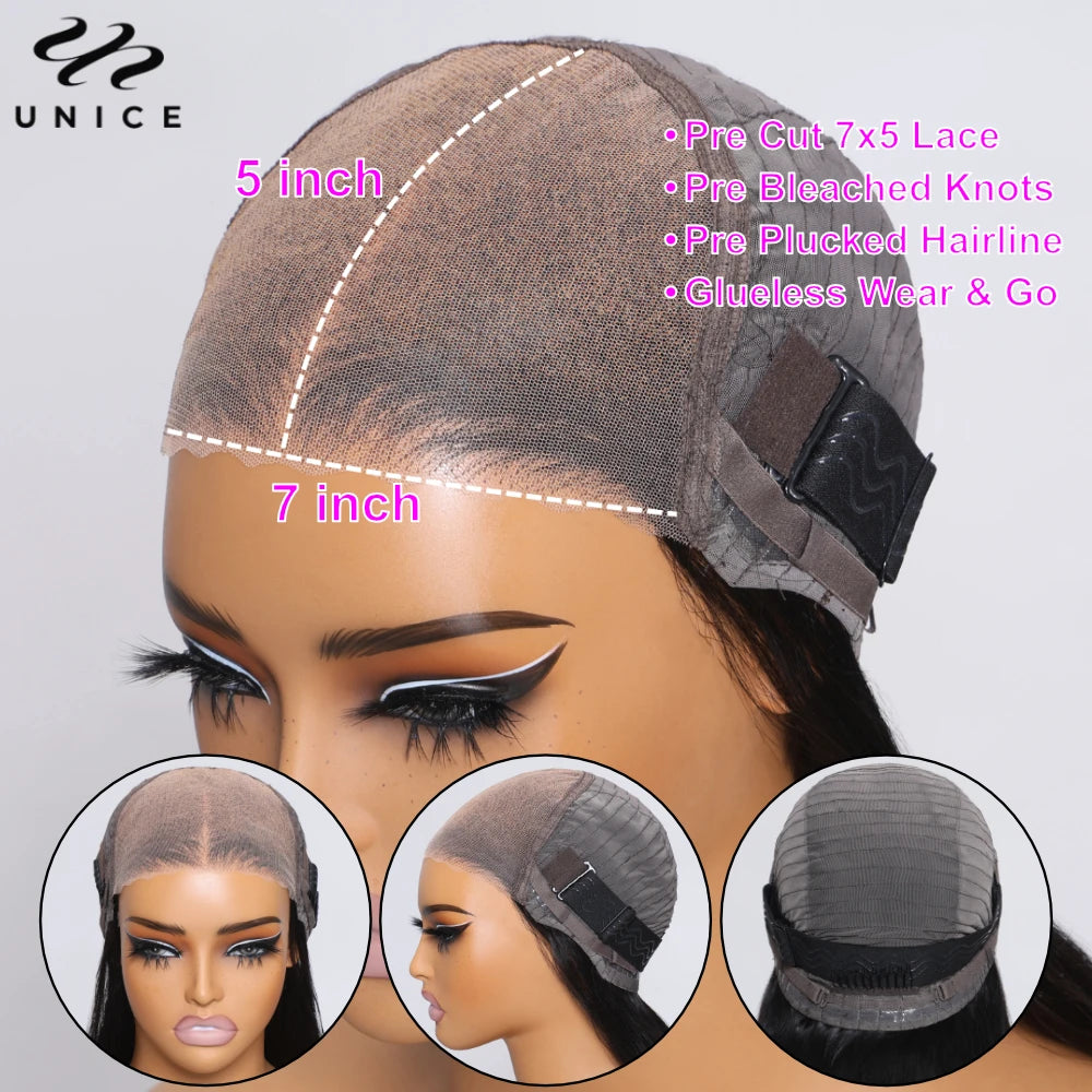 Remy Human Hair Lace Closure Wig 26 Inches