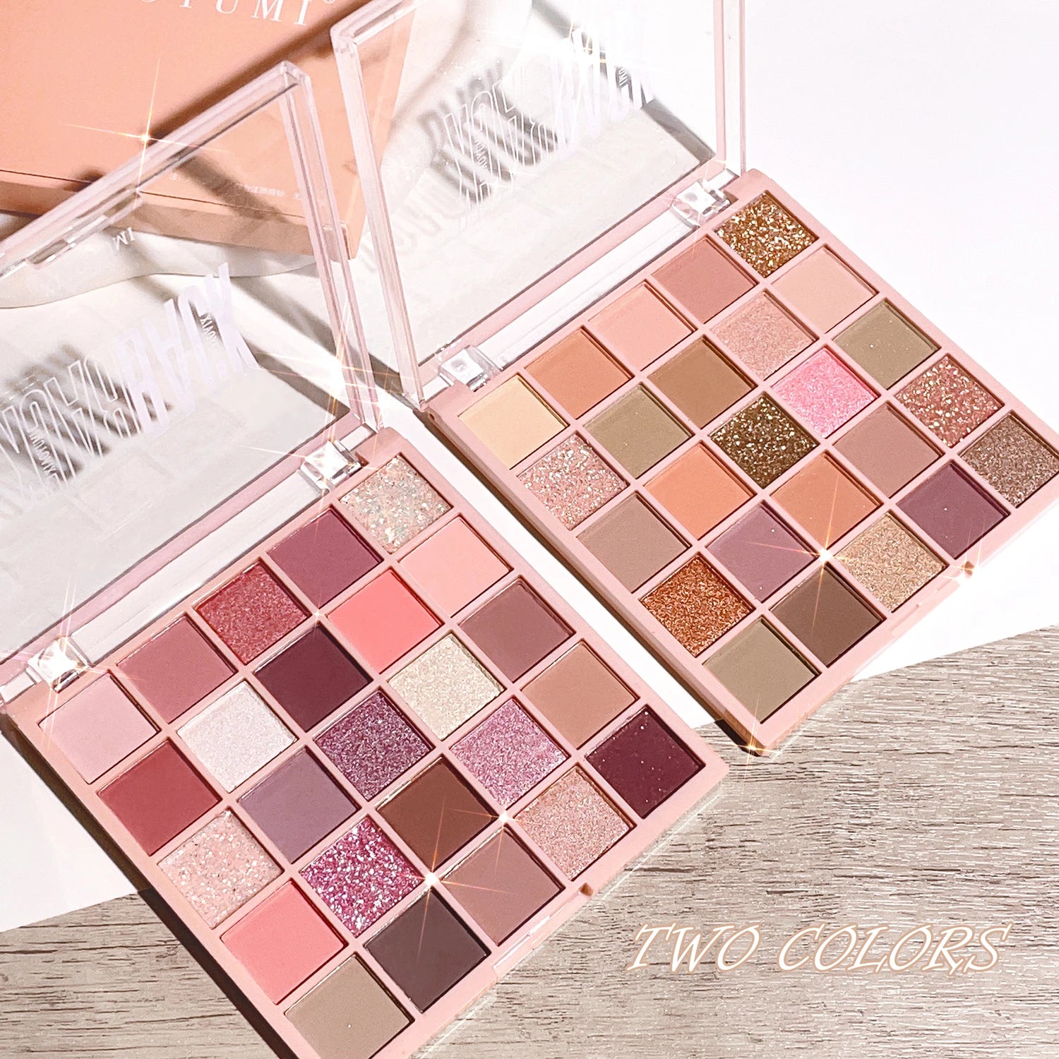 Color eye shadow tray