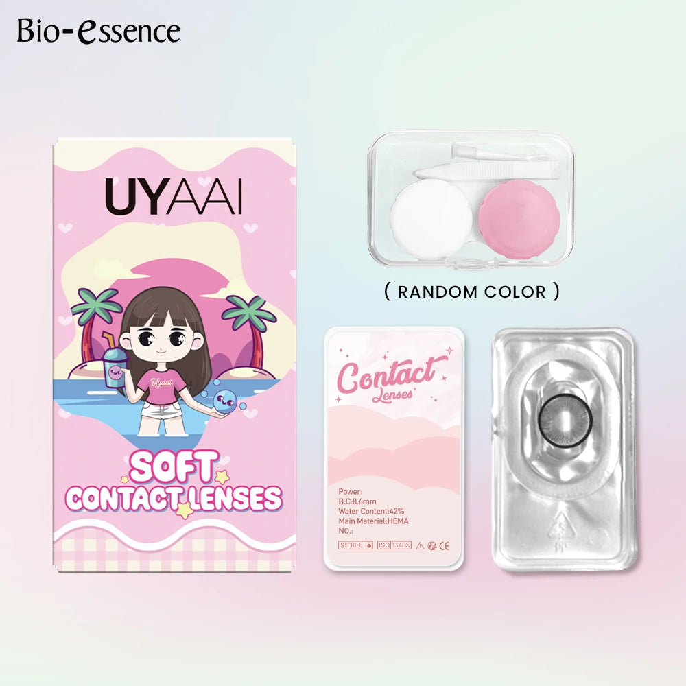 2pcs Natural Color Contact Lenses