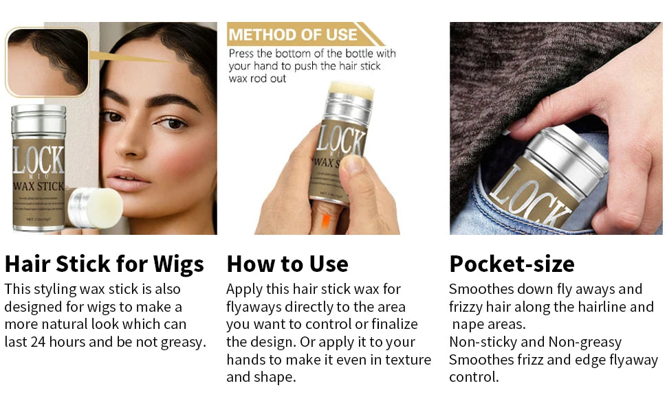 Hair Wax Stick for Women and Kids
