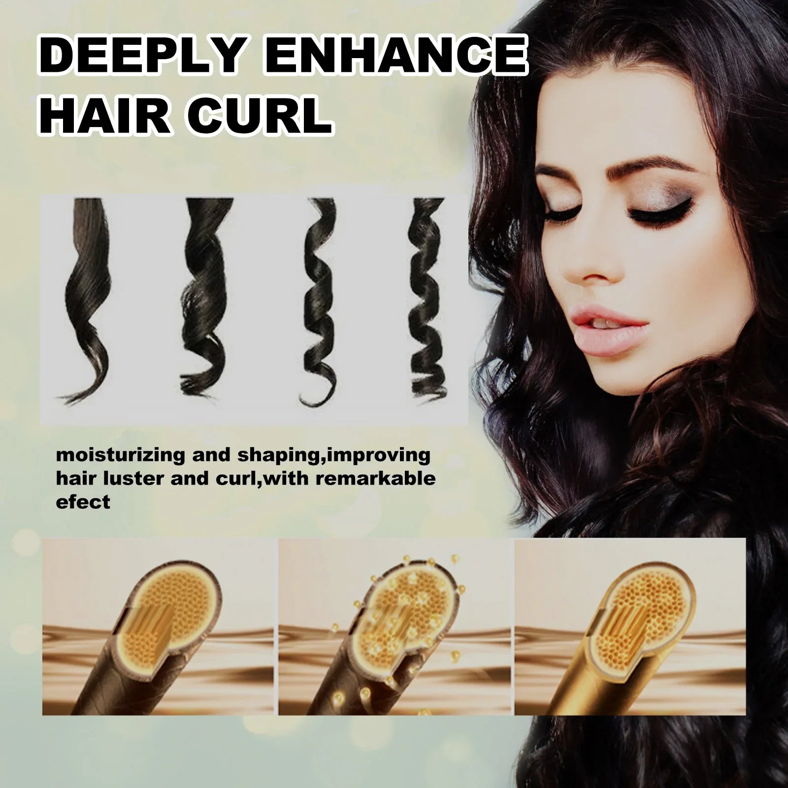 Moroccan Curly Hair Elastin Cream