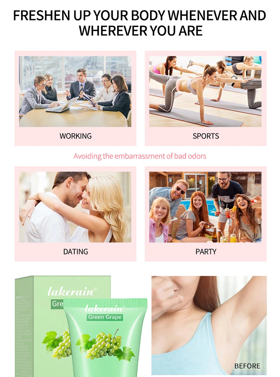 Invisible Cream Deodorant