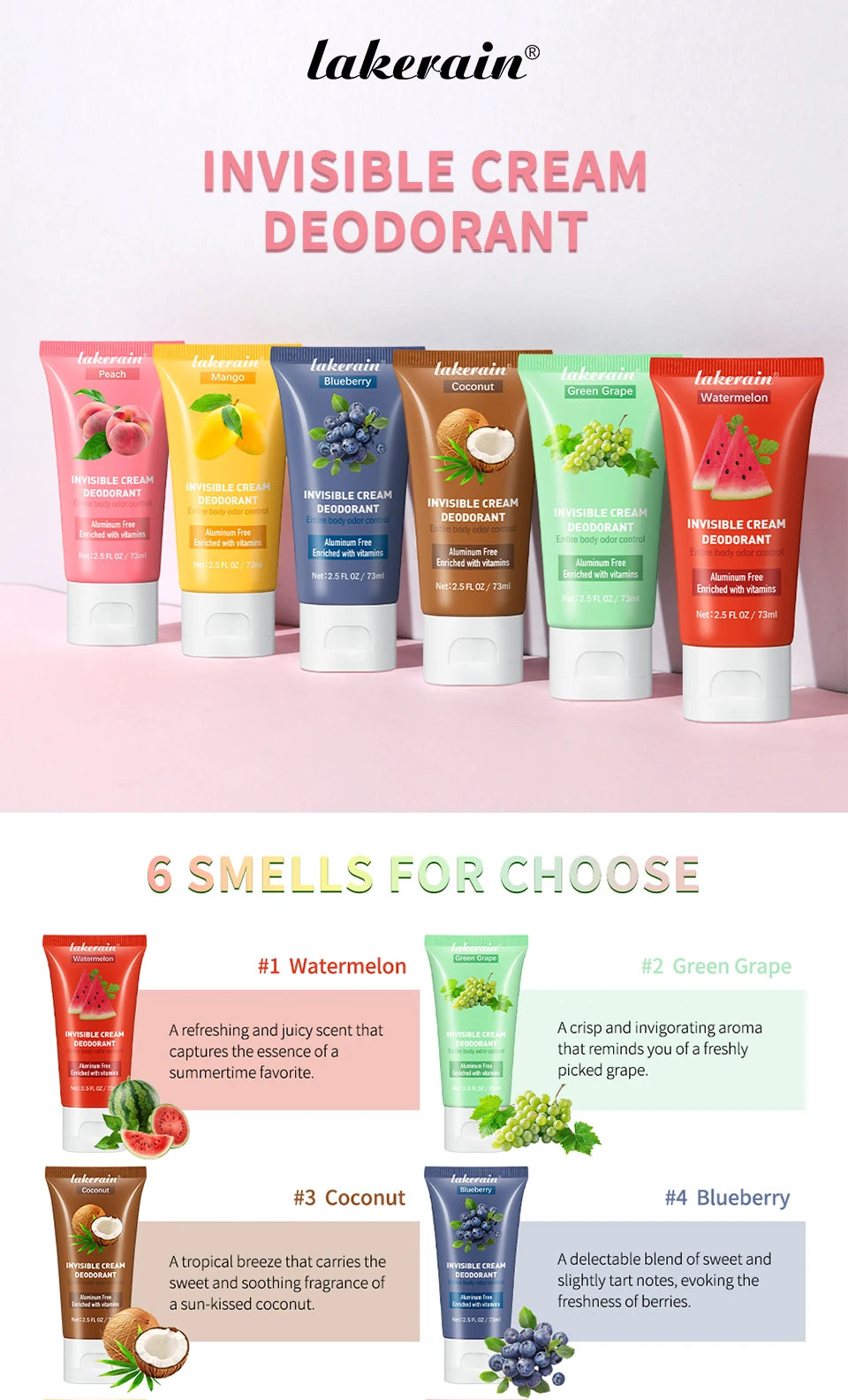 Invisible Cream Deodorant