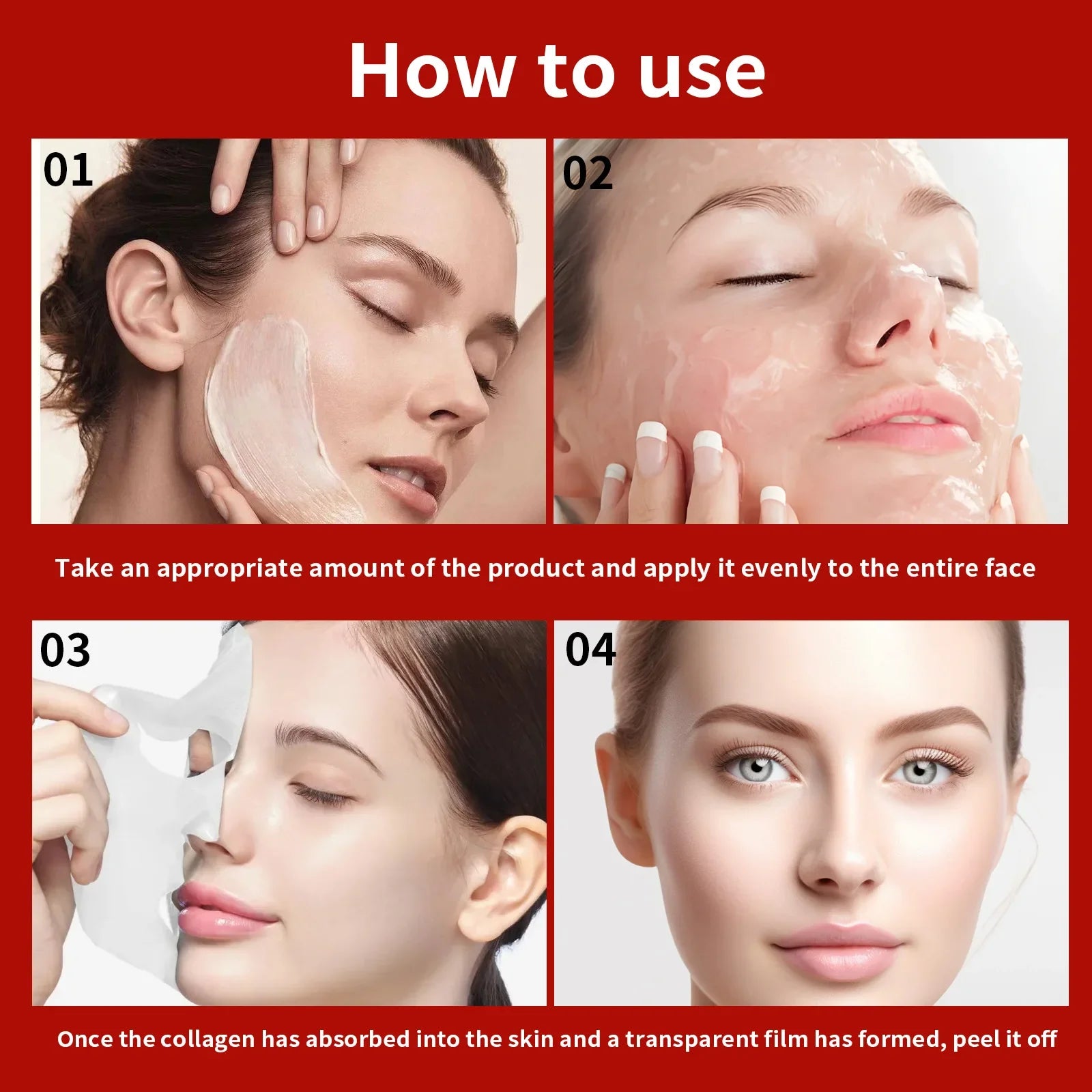 High-Potency Collagen Wrapping Face Mask