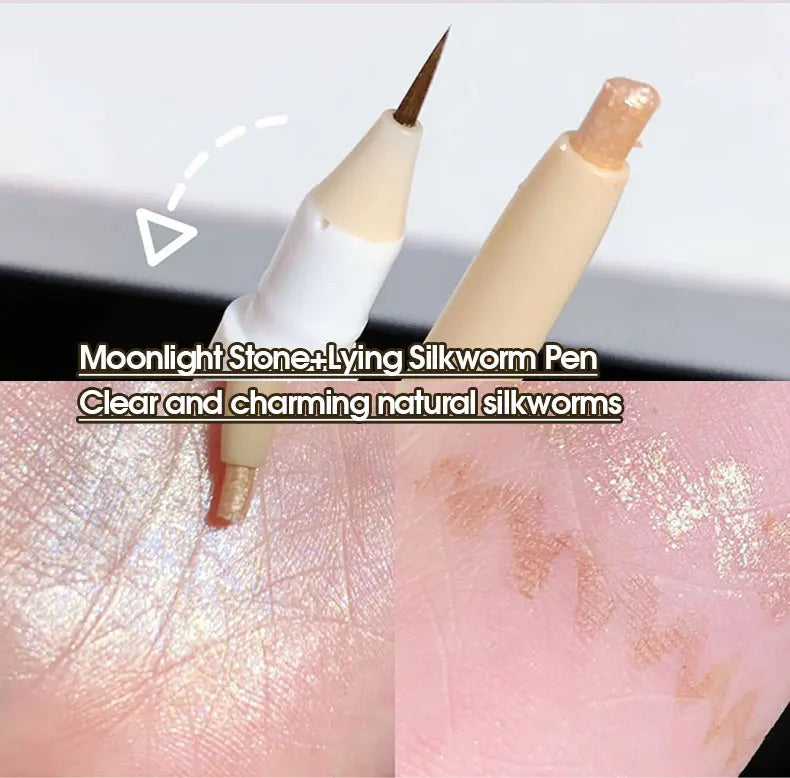 Double-Head Lying Silkworm Pen