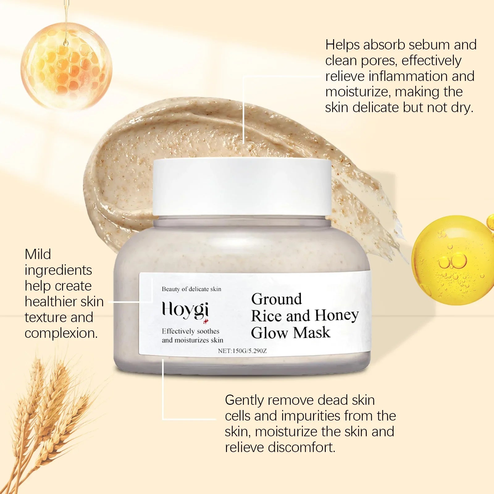 Rice Raw Pulp Face Mask