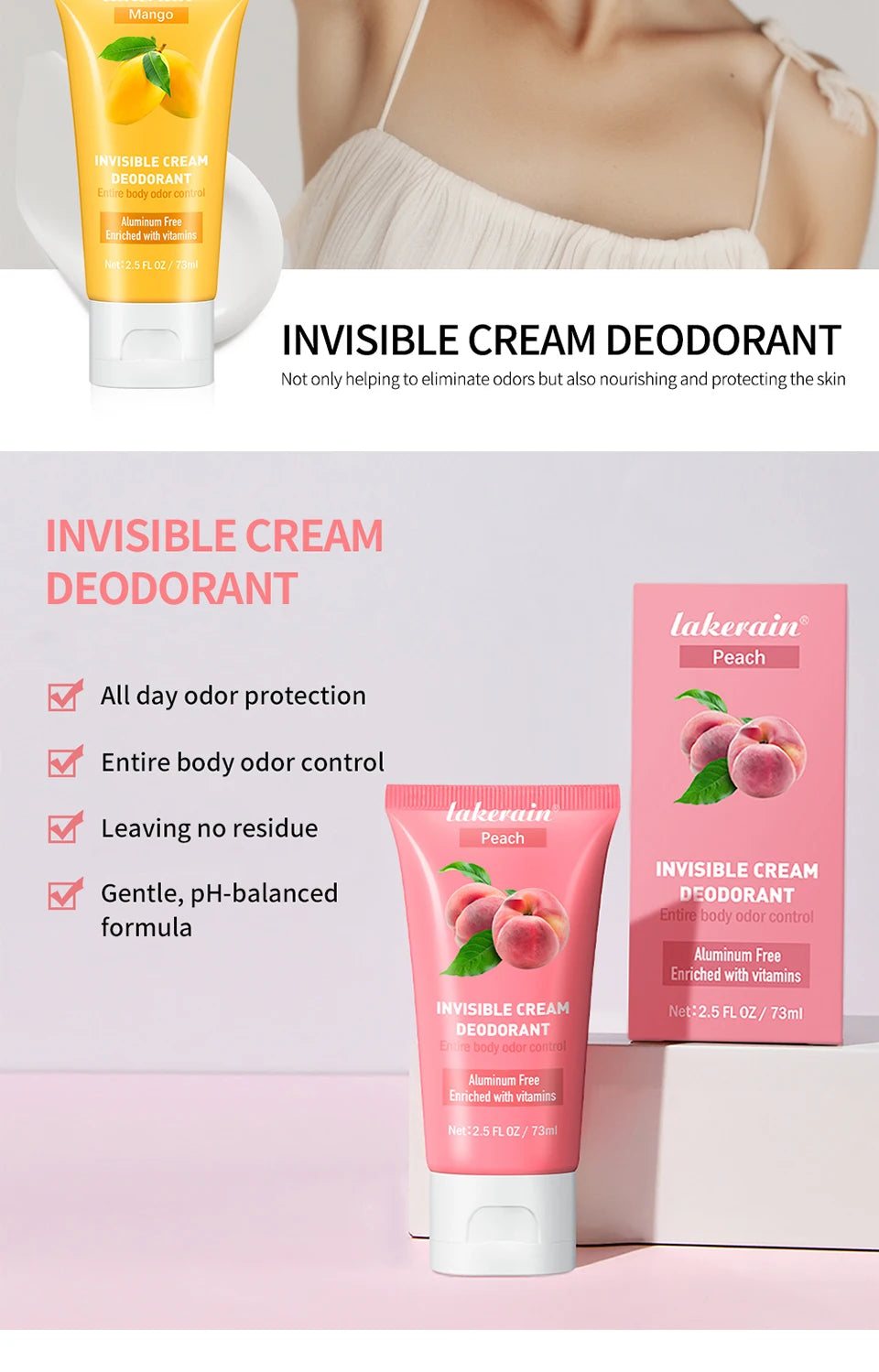 Invisible Cream Deodorant