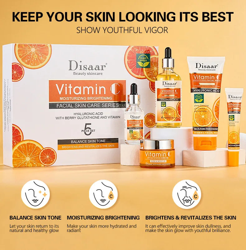 VC Skincare Set – Vitamin C Moisturizing &amp; Brightening Kit