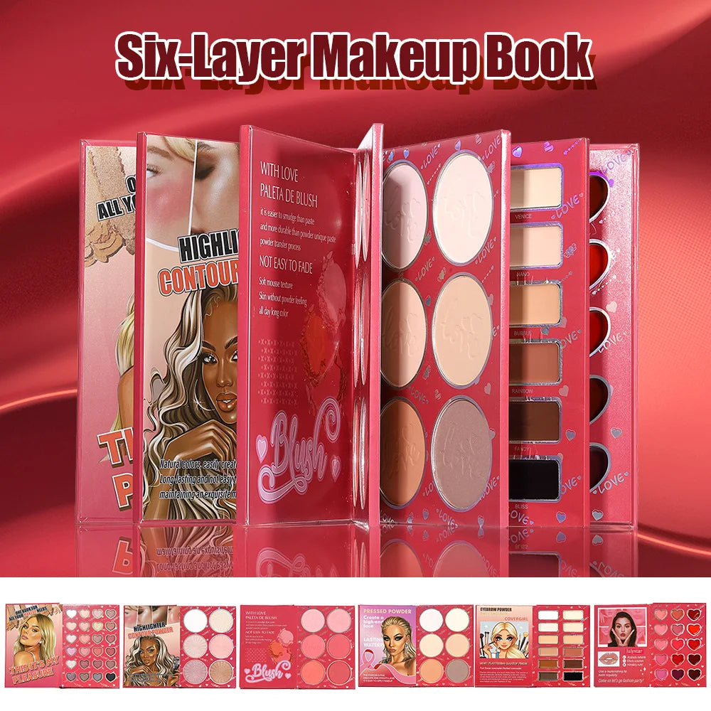 GlamBook 6-in-1 All-in-One Makeup Palette